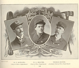Oshkosh Police Chief Henry F. Dowling (Left)