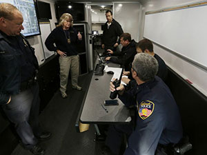 Photo of Officer inside the CCOV