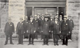 Photo of OPD Police Force 1899 Chief Rudolph Weisbrod